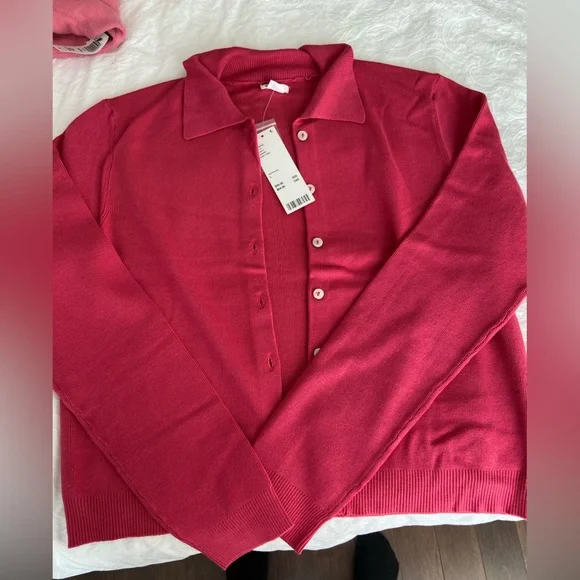 Johnny collar cardigan - Picture 2 of 3